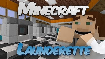 British Launderette in Minecraft - Redpower & Tekkit Creation