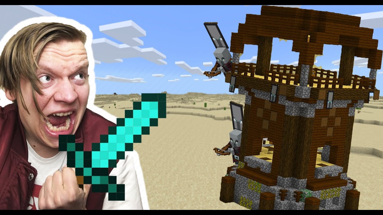 INVADING Raiders Tower in Minecraft Part 6 YouTube