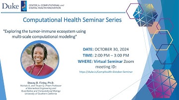 Computational Health Seminar: Stacey Finley
