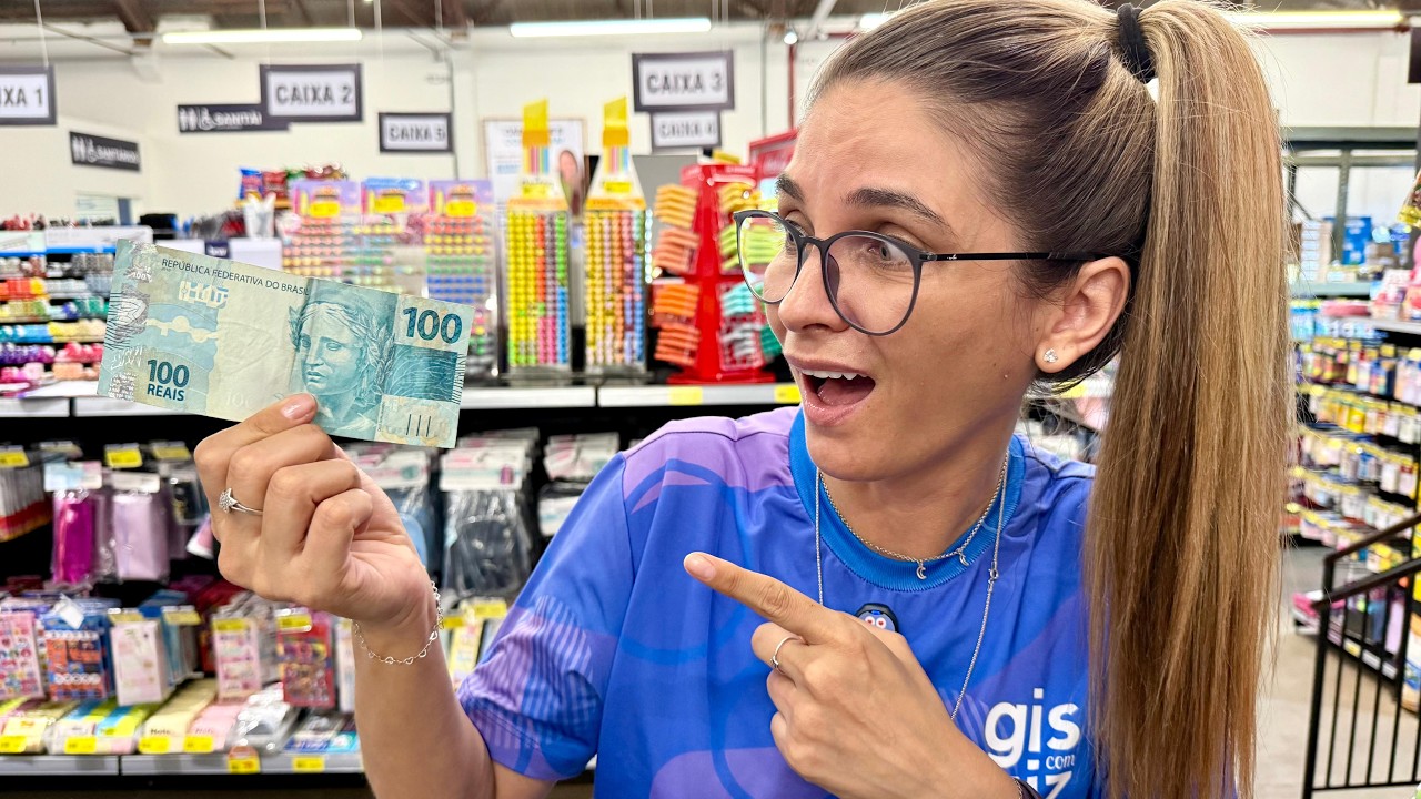 É POSSÍVEL Comprar MATERIAL ESCOLAR com 100 REAIS em 2025?