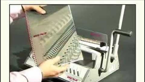 RENZ SRW 360 Wire Binding Machine