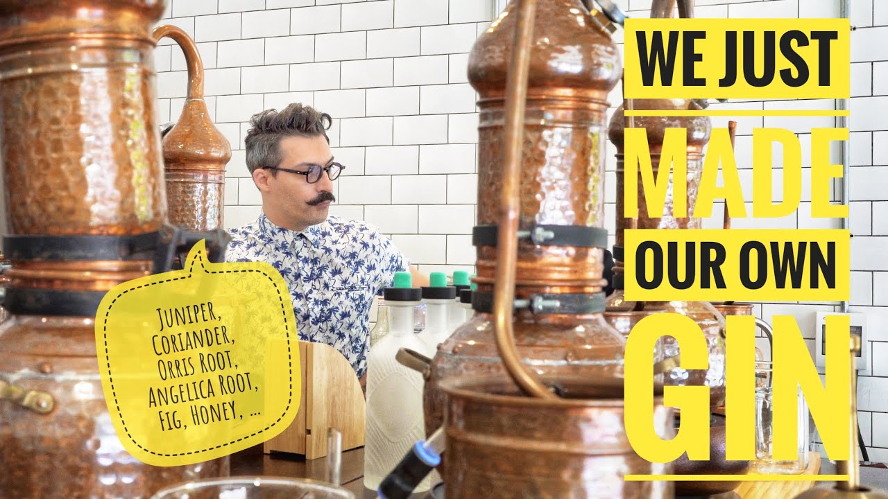 We made and distilled our own gin in China! YouTube
