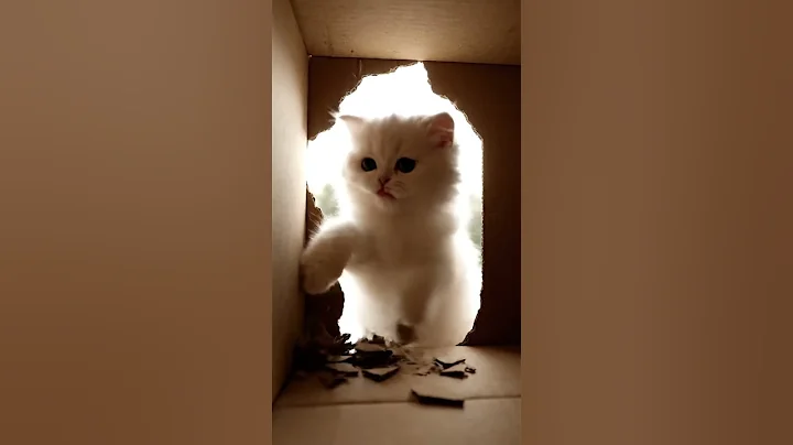 Video 11873211: persian kitten first, kitten climbing