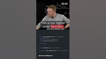 🤔 Quick quiz: higher order vs. callback function