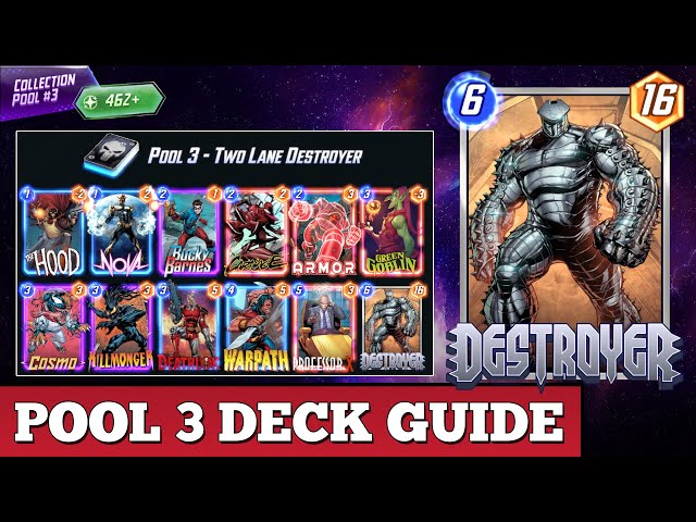 Early Destroyer Pool 3 by ZatsuNoHado - Marvel Snap Decks 