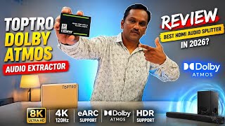 TOPTRO Dolby Atmos Audio Extractor Review 🔥 Best HDMI Audio Splitter 2026?