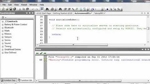 Robotics Tutorial RobotC Intro