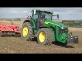 Příprava Půdy 2022 s John Deere 8370R + Vaderstad Carrier a John Deere 8R 410 +Vaderstad Top Down