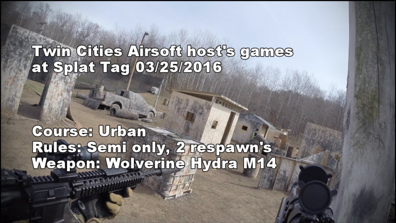 Splat Tag Course Twin Cities Airsoft hosts games at Splat Tag 03/25/16 -- HYDRA M14 ...