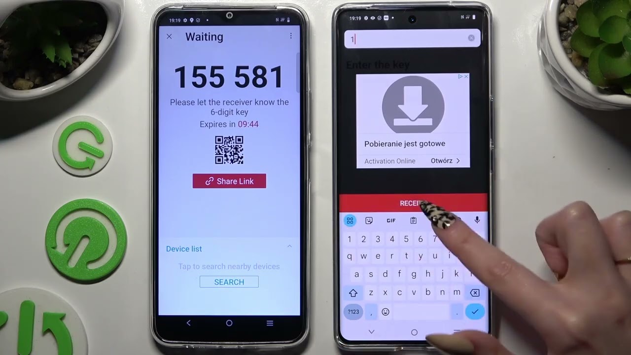 Comment transférer des fichiers depuis VIVO Y27 vers un autre Android (Send Anywhere)