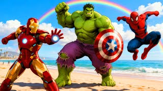 SPIDER-MAN, IRON MAN, HULK GAME ANIMATION🕸️🦸‍♂️💥 screenshot 1