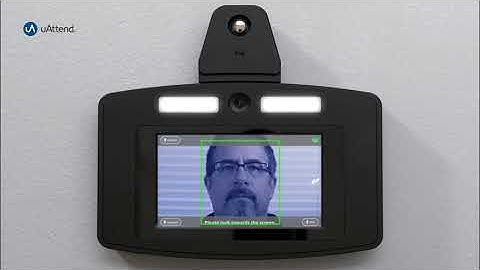 uAttend | DR2500 Biometric Facial Recognition with Temperature Reader