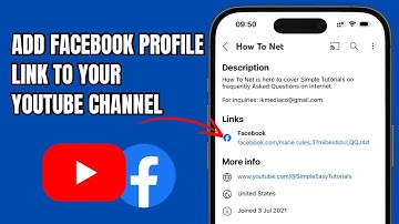 Add Facebook Profile Link To YouTube Channel | Facebook Link To Your YouTube Channel