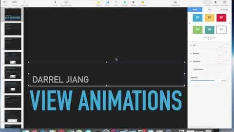 UI View Animations in iOS