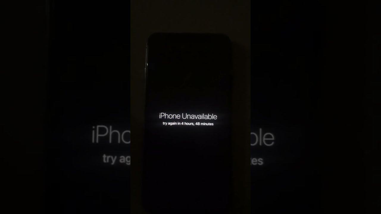 IPhone Unavailable Try Again Hours Fixed