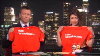 KCAL News Anchors Sport Hello humankindness gear