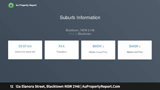 12   12a Elanora Street, Blacktown NSW 2148 | AuPropertyReport.Com