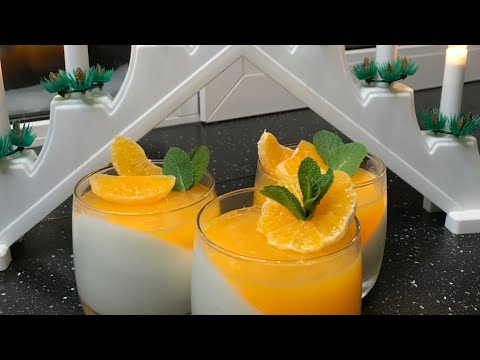 Мандариновая панна-котта