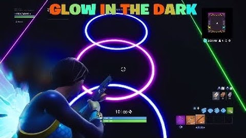 My new Glow in the dark 1v1 map (with code)