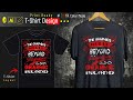 T Shirt Design In Illustrator - How to create print ready t-shirt design