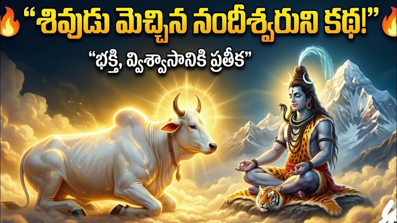 నందీశ్వరుని కథ (నంది )||నందీశ్వరుడు ఎలా నంది గా మారాడు.