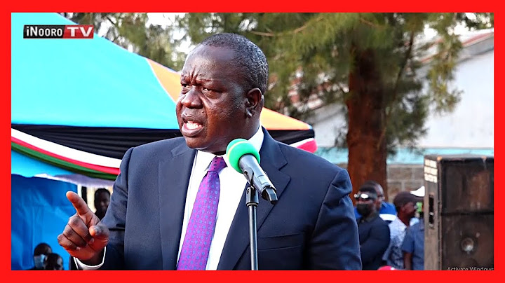 Matiang’i gwathana mũgũnda wĩrĩkanaga wetahĩirwo nĩ mũmbunge wa tene wa Limuru Nyanja ũcokio