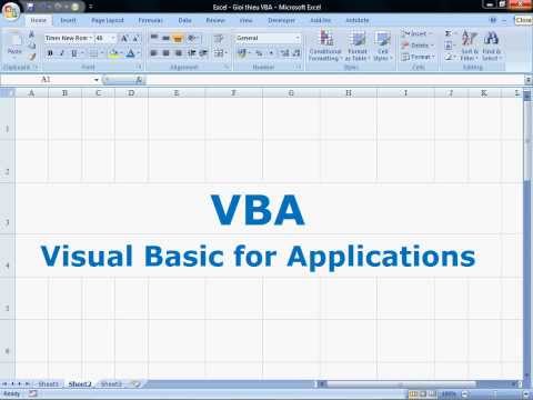 Video Excel - VBA. Tự động thực hiện các lệnh trong Excel |... - YouTube