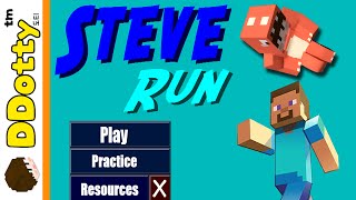멘붕의 도티브! [2D 스티브 런: 패러디 게임] - 2D Steve Run - 마인크래프트 Minecraft [도티]