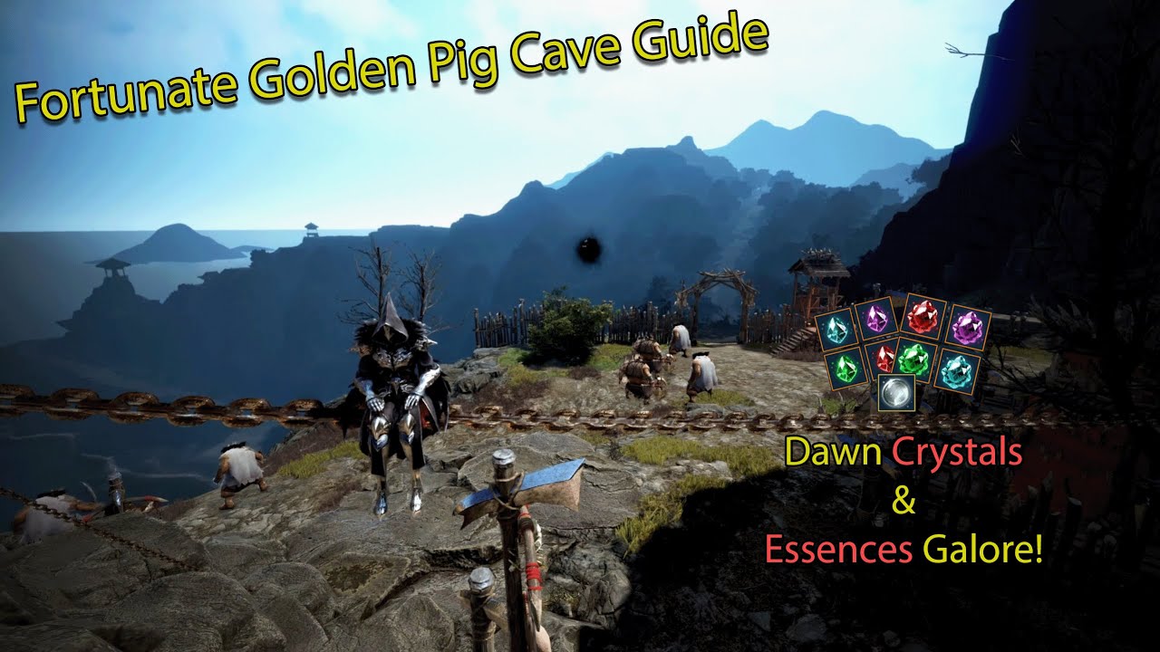 BDO | Руководство по зоне прокачки в Пещере Счастливой Золотой Свиньи