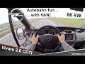 Opel Vivaro 2.0 CDTI 66 kW (2010) POV Test Drive + Acceleration 0 - 100 km/h