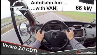 Opel Vivaro 2.0 CDTI 66 kW (2010) POV Test Drive + Acceleration 0 - 100 km/h
