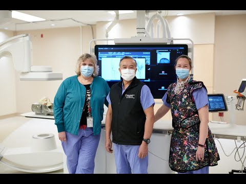 Upgraded angiography suite at Royal Columbian Hospital (2022)