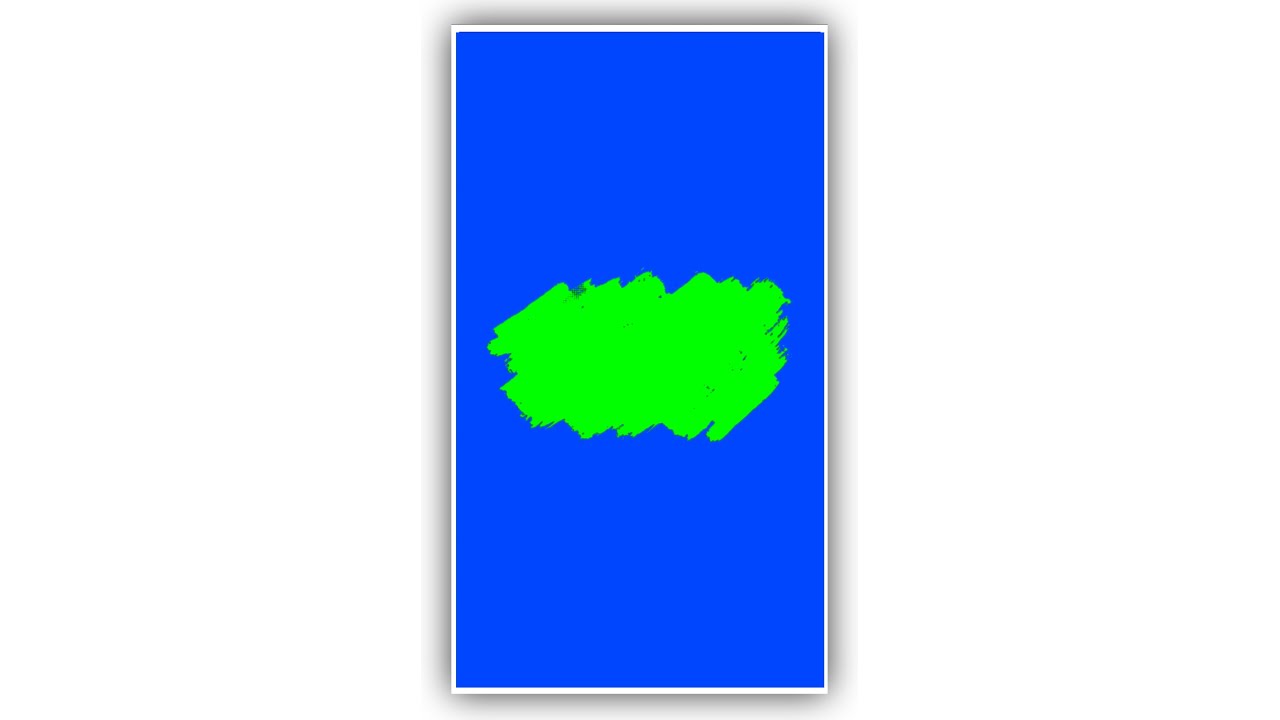Paint Brush Green Screen Template Video green screen template video