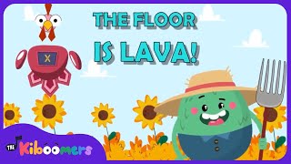 Thanksgiving Floor is Lava - The Kiboomers Preschool Songs - Brain Break Freeze Dance screenshot 5