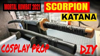 Scorpion Cosplay EVA foam Katana DIY con safe build