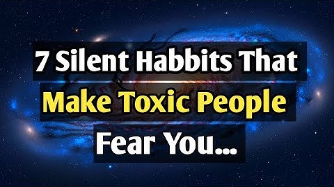 7 stille gedragingen waardoor giftige mensen bang voor je worden😌🧠 | Psychologie van emotionele i...