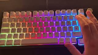 GMMK PRO Polycarbonate Plate + Boba U4t thocky switches