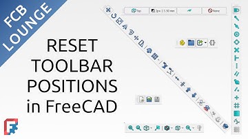 Reset Toolbar Positions in FreeCAD