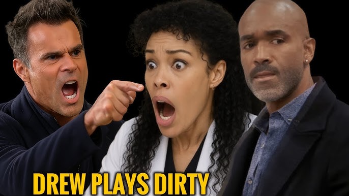 Drew changes the DNA test results, putting Curtis and Portia in big trouble ABC General Hospital - YouTube