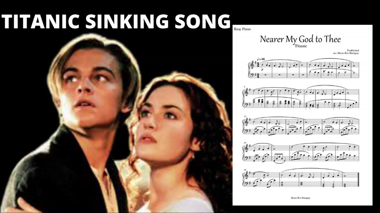 Titanic Nearer My God to Thee Titanic Sinking Song for Piano Easy