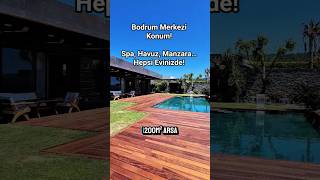 Bodrumda Satılık Ultra Lüks Malikane Panoramik Deniz Manzarası Ve Özel Spa