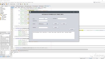 Demo Aplikasi Gui Collection Sederhana Pembelian Tiket Bus dengan NetBeans