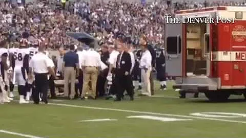 Derek Wolfe headed to hospital after first quarter injury