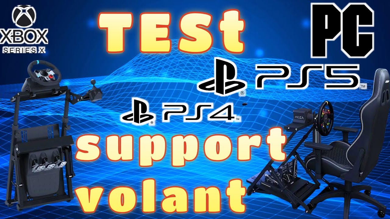 Test un support idéal pour volant ,levier de vitesse ,pédale fanatec ou Logitech
