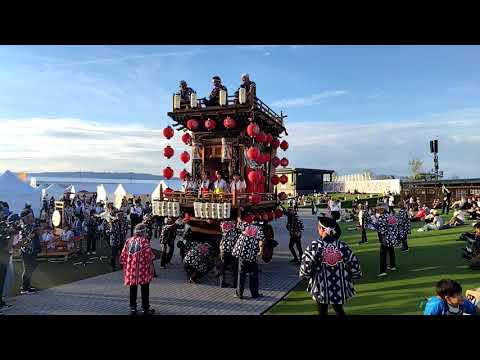大阪関西万博「～三重のおまつり大集合!～ MIEフェスティバルin EXPO」亀山市　関の山車・曳き唄と舞台回し