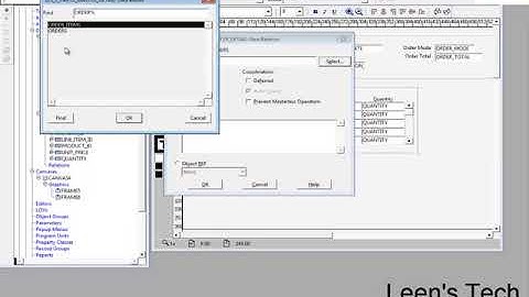 Oracle Forms 10g Tutorial in Bangla: Creating a Relation Manually in Master Details Form