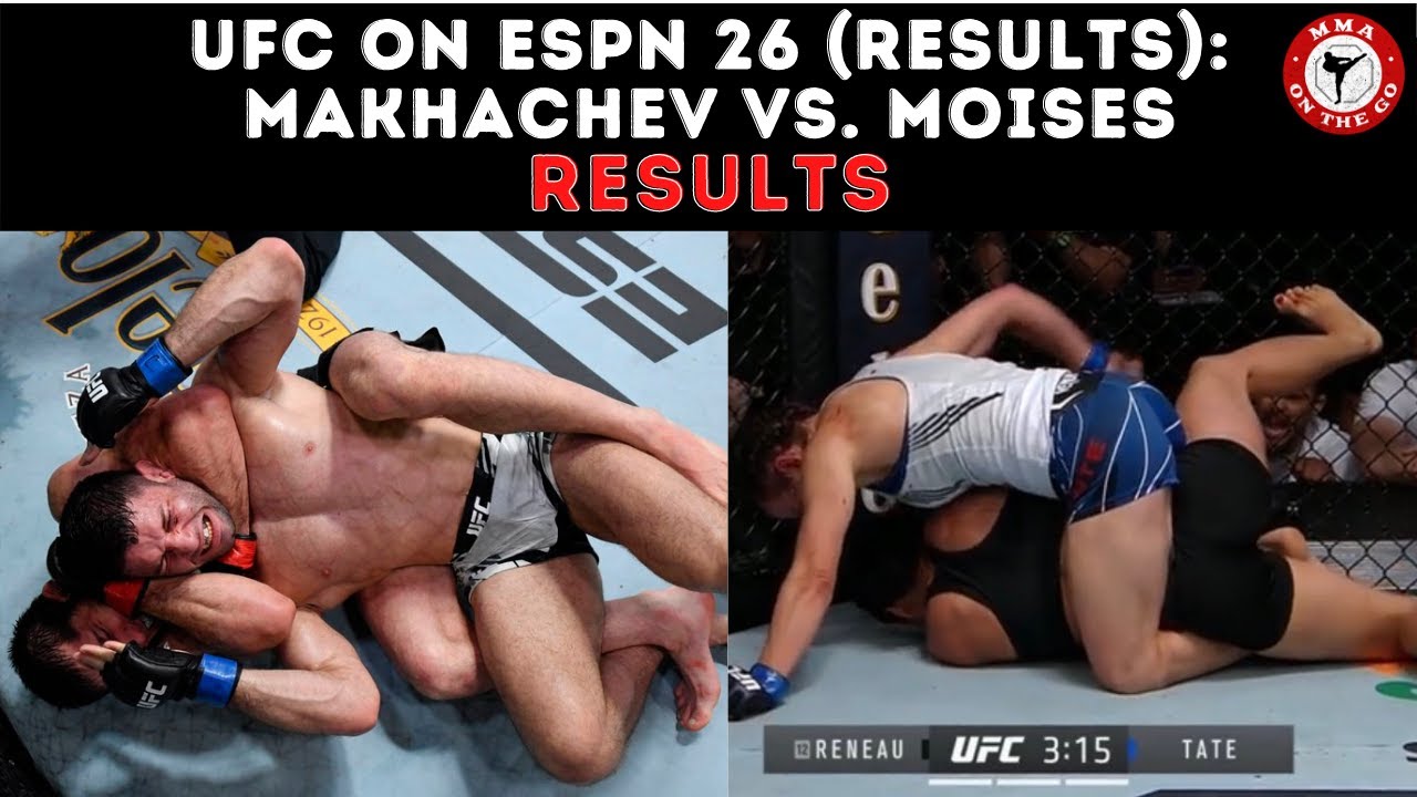 UFC on ESPN 26(Results): Makhachev vs. Moises