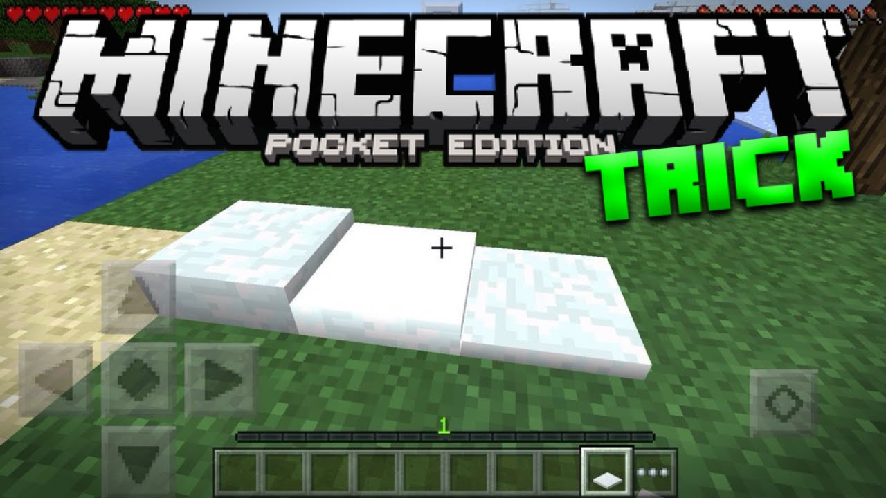 How To Get Snow Layers in Survival for Minecraft PE - MCPE Top Snow Trick  (Pocket Edition)