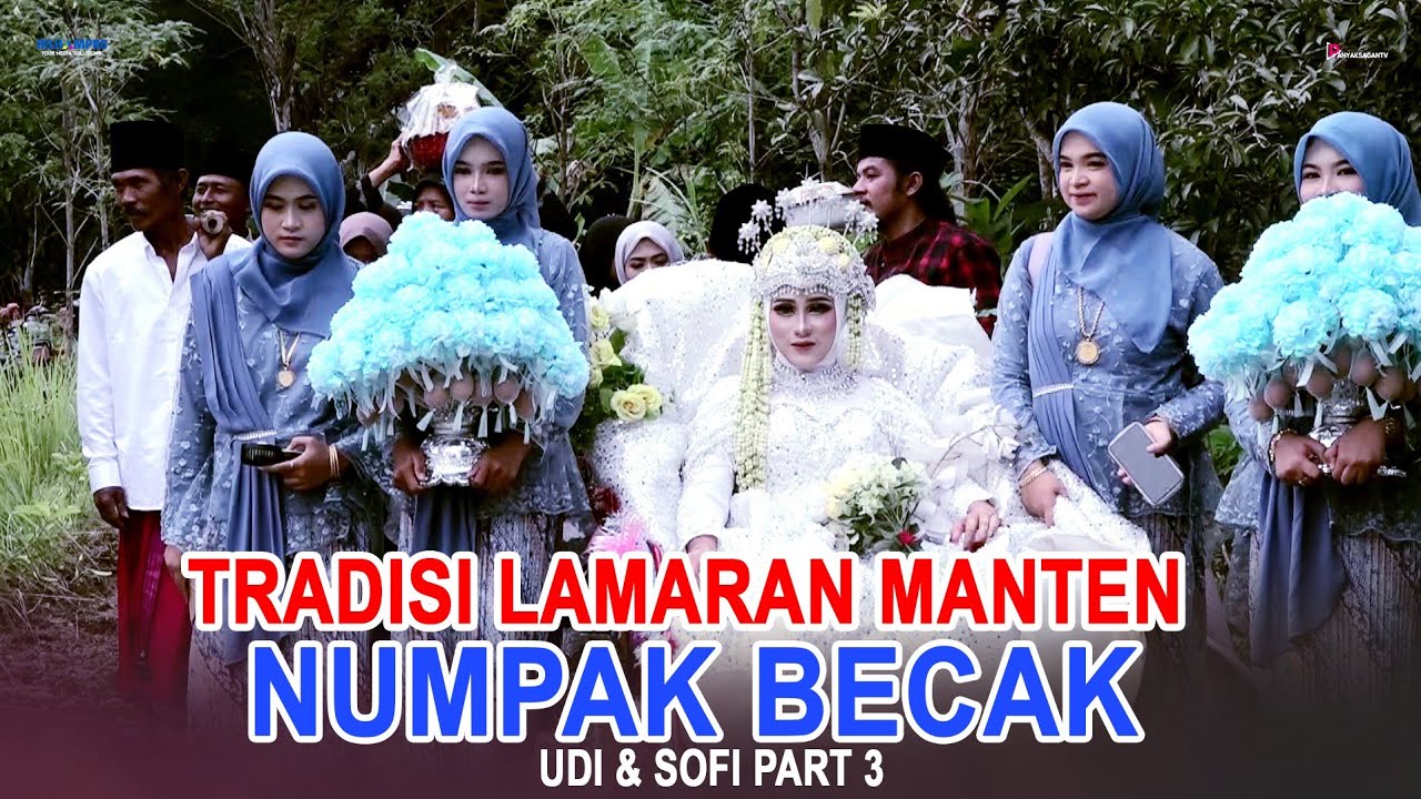 TRADISI MANTEN ADAT MADURA -LAMARAN NUMPAK BECAK UDI DAN SOFI