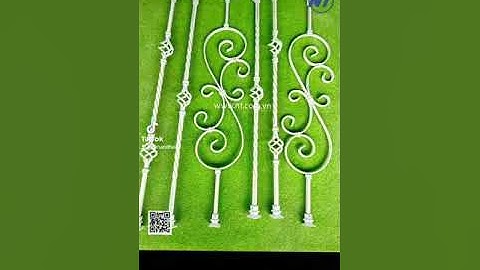 Con tiện cầu thang  sắt nghệ thuật cao cấp